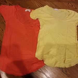 Zara linen t-shirt